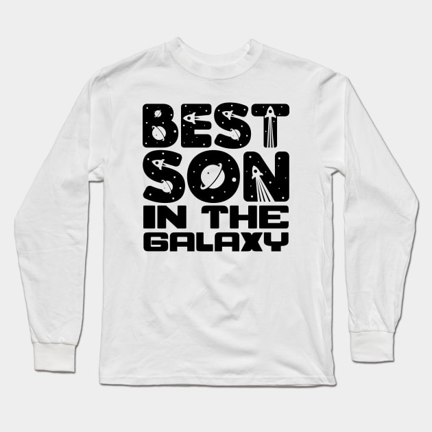 Best Son In The Galaxy Long Sleeve T-Shirt by colorsplash